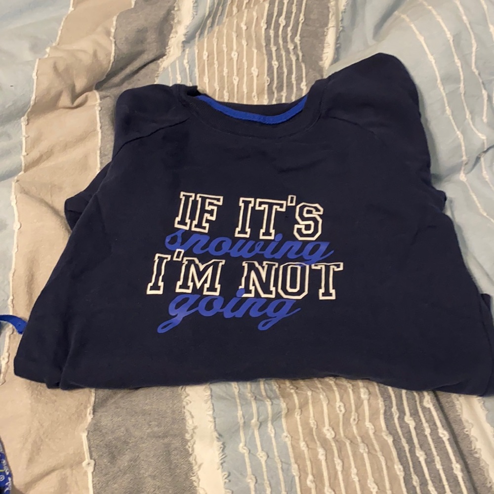 Blue pajama set